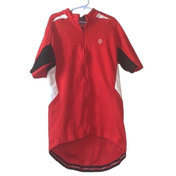 Bontrager Mens Cycling Jersey Red/Black M - Picture 1 of 12